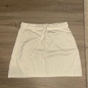 Princess Polly White Cotton Skirt